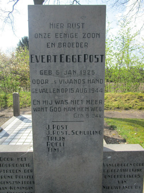 Dutch War Grave General Cemetery Geesbrug