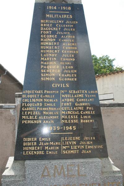War Memorial Amel-sur-l'tang #2
