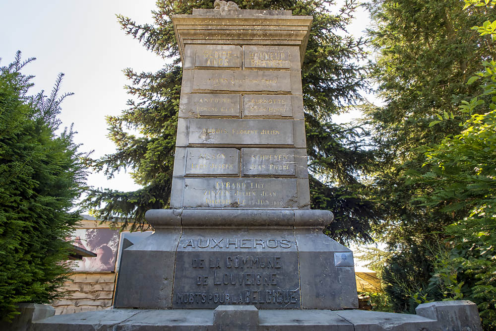 Monument Strijders Eerste Wereldoorlog Louveigné