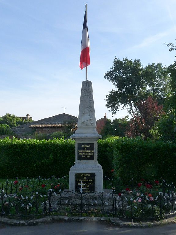 War Memorial Saint-Christophe-de-Double #1