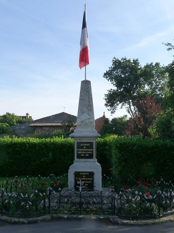 Oorlogsmonument Saint-Christophe-de-Double