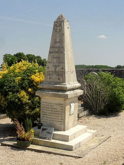 War Memorial Montpilloy