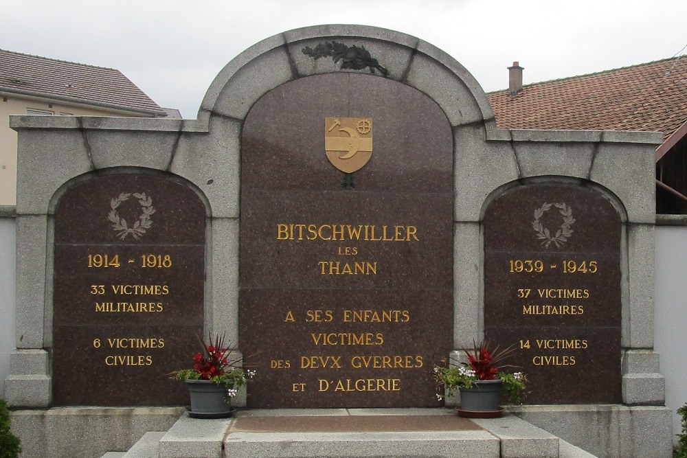 Oorlogsmonument Bitschwiller-lès-Thann #2