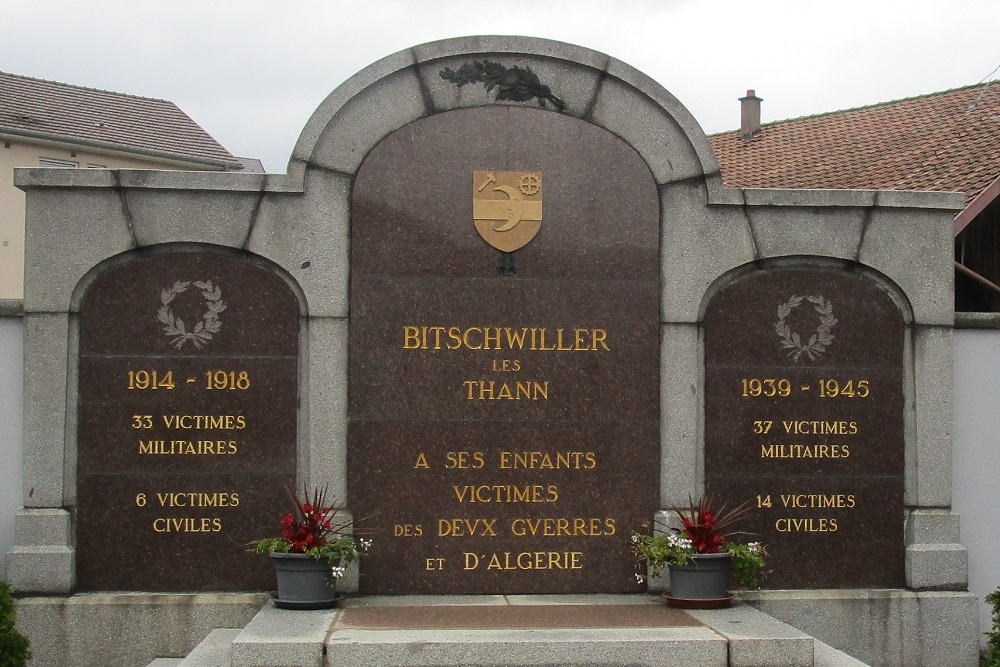 Oorlogsmonument Bitschwiller-ls-Thann #2