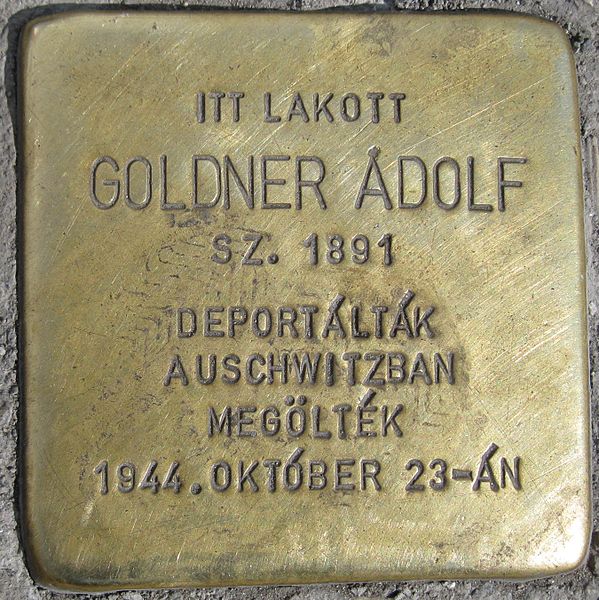 Stolperstein Gizella utca 51-57