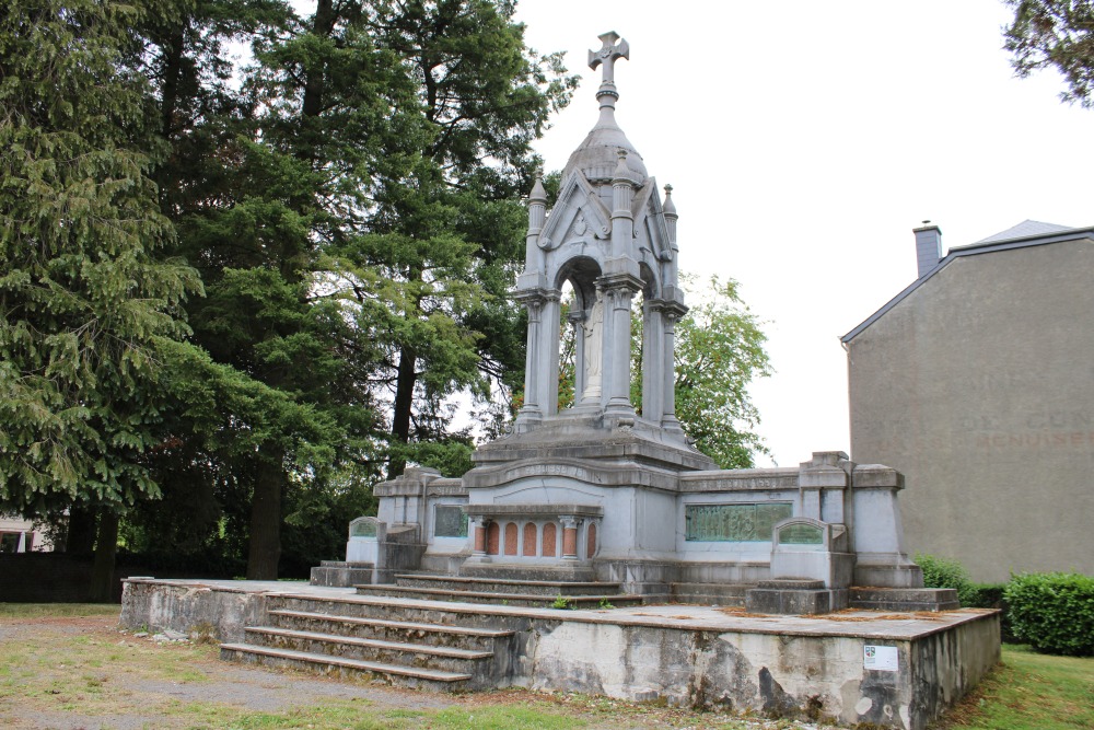 Oorlogsmonument - Heilig Hartbeeld Virton