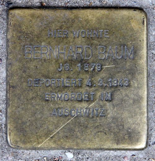 Stumbling Stones Gotenstraße 73 #1