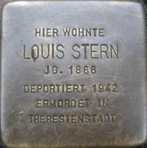 Stolperstein Wesselbachstrae 2 #1