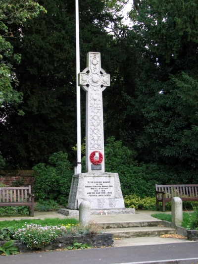 Oorlogsmonument Redenhall, Harleston en Wortwell