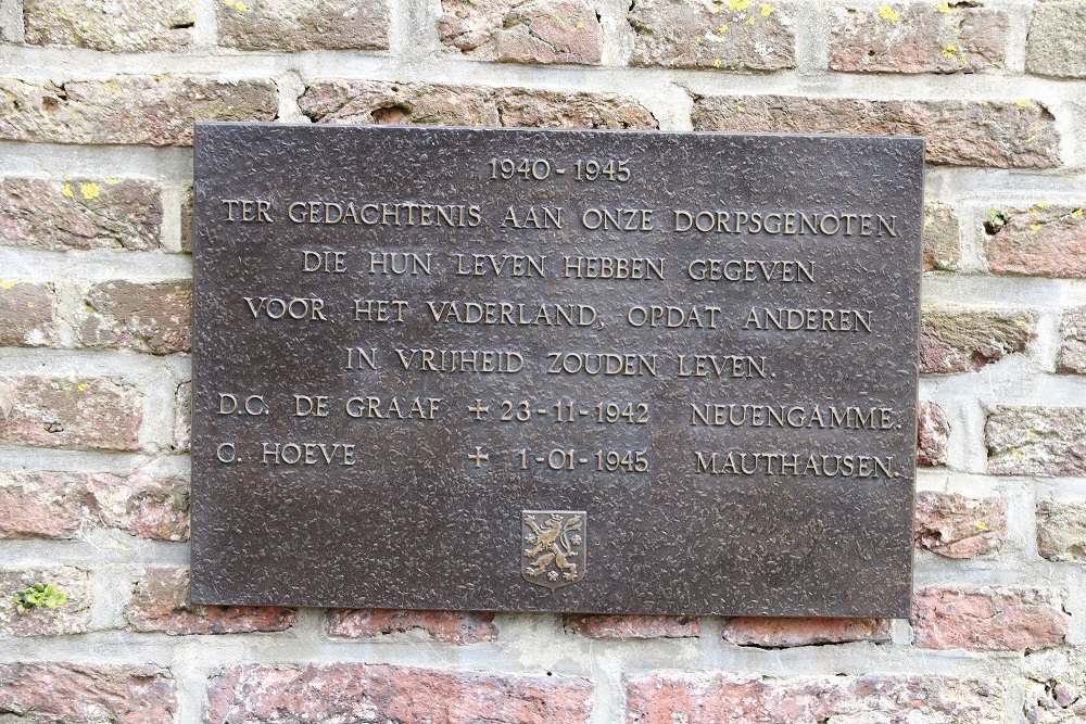 Gedenkteken Protestante Kerk Zunderdorp #1