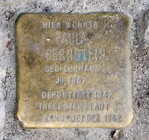 Stumbling Stone Güntzelstraße 45 #1