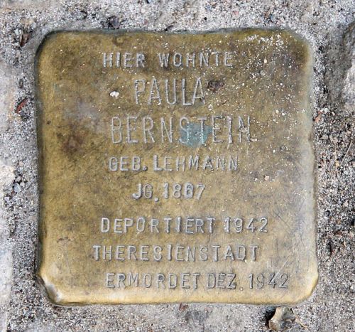 Stolperstein Gntzelstrae 45