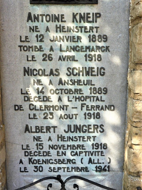 War Memorial Heinstert #4