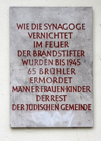 Joods Monument Brühl #2