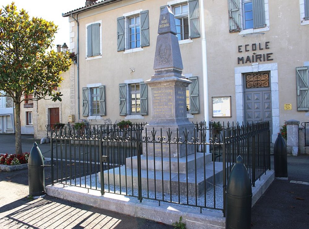 Oorlogsmonument Mazres-de-Neste