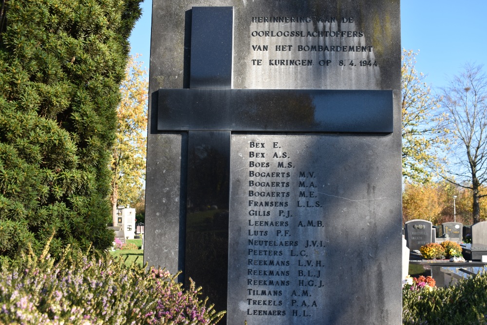 Oorlogsmonument Kuringen Paasbombardement 1944 #2