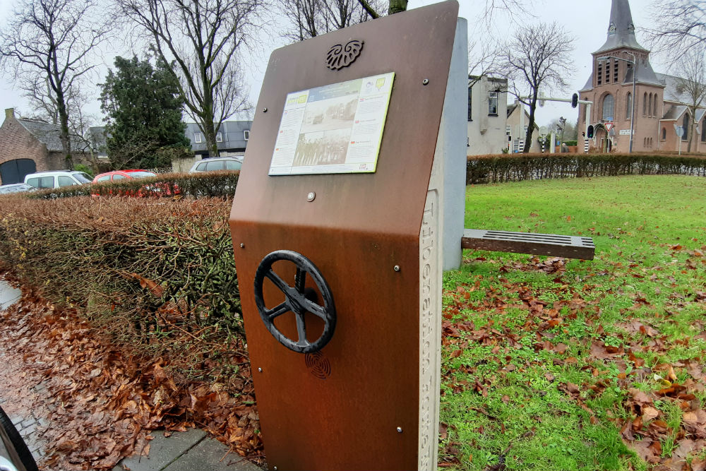 Liberation Route Marker 158