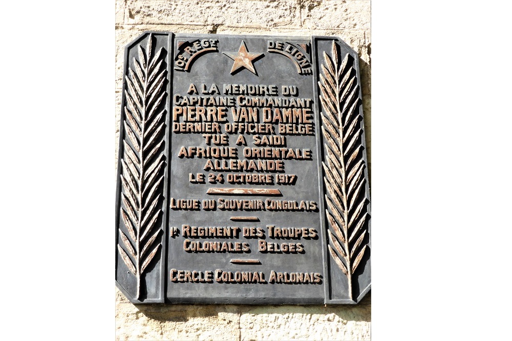 Memorial for Captain-Commander Pierre Van Damme #1