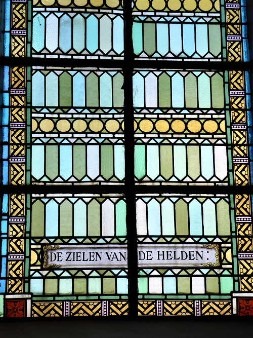 Stained Glass Windows St. Onkomena Church Bavegem #2