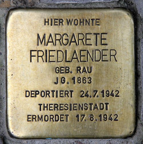 Stolpersteine Jenaer Strae 24 #3