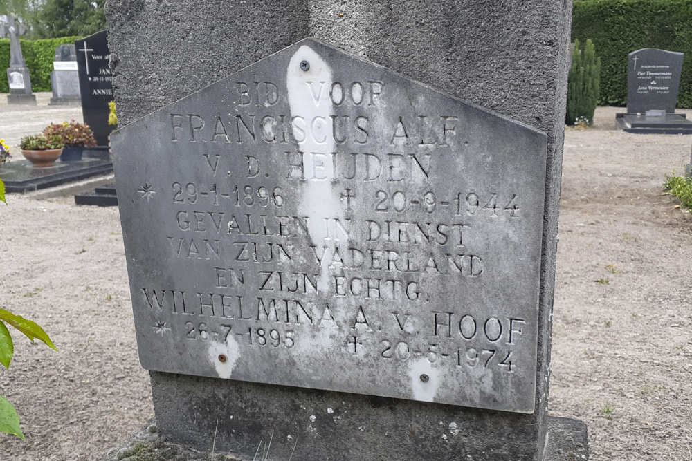 Dutch War Grave Roman Catholic Churchyard Netersel