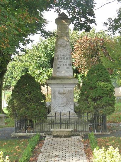Monument Eerste Wereldoorlog Bécheresse #1