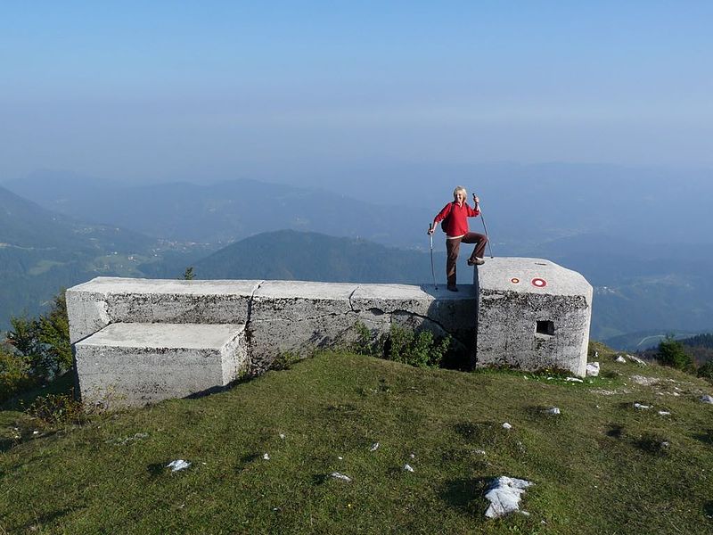 Joegoslavische Bunker Blego Berg