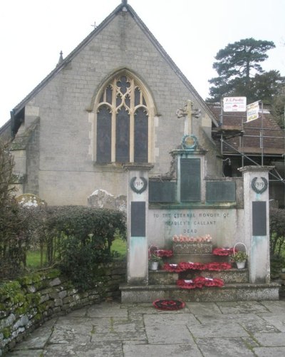 Oorlogsmonument Headley #1