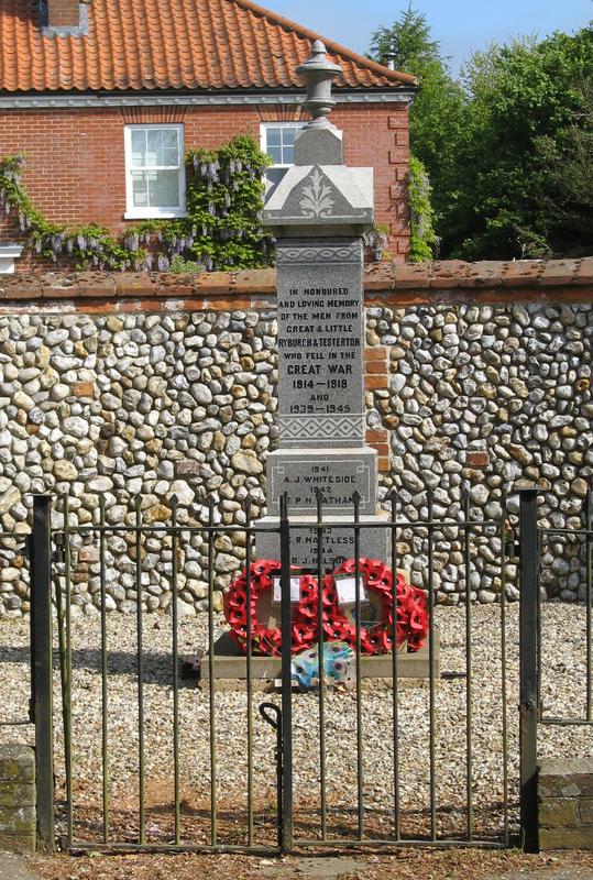 Oorlogsmonument Great and Little Ryburgh en Testerton #1