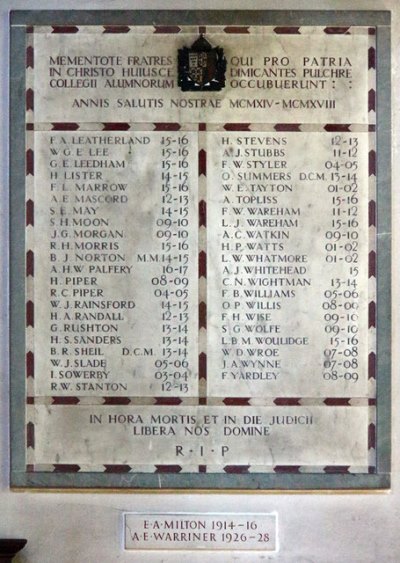 War Memorial St. Saviour Church Saltley