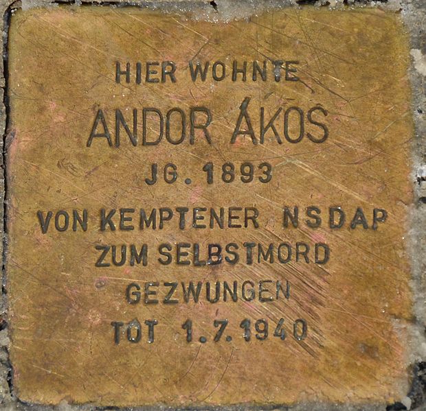 Stolperstein Stiftsplatz 1 #1