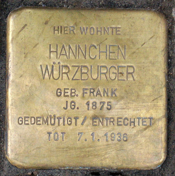 Stolpersteine Keltergasse 17 #2