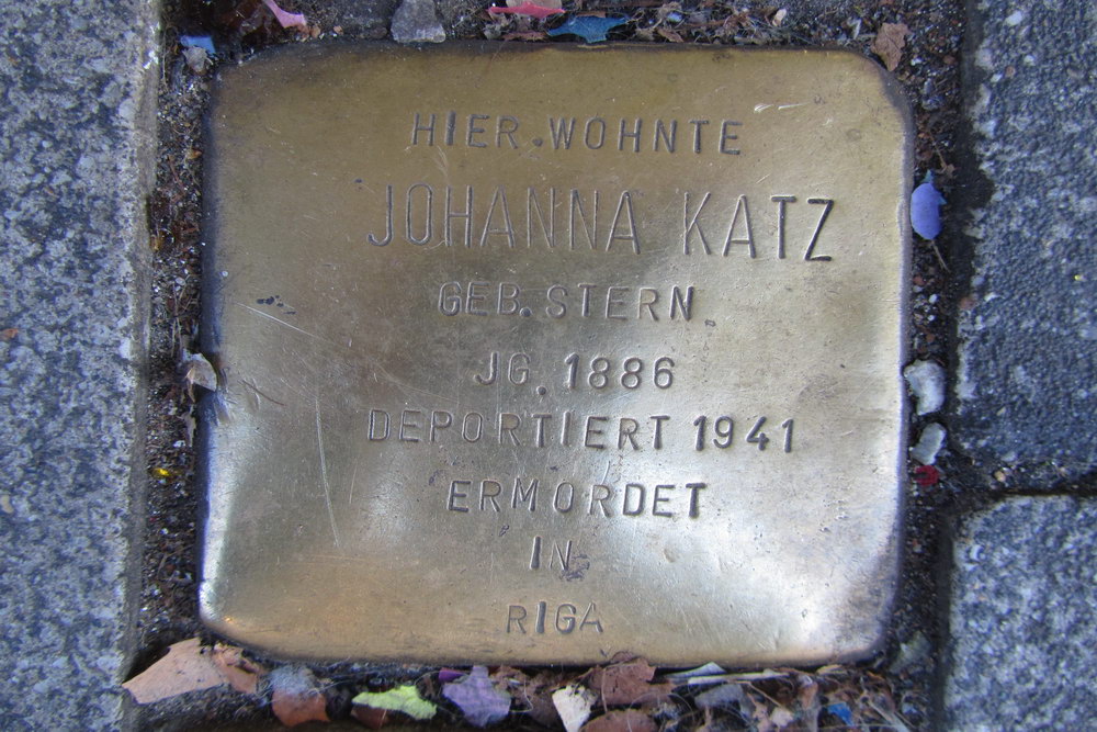 Stolperstein Severinstrae 18