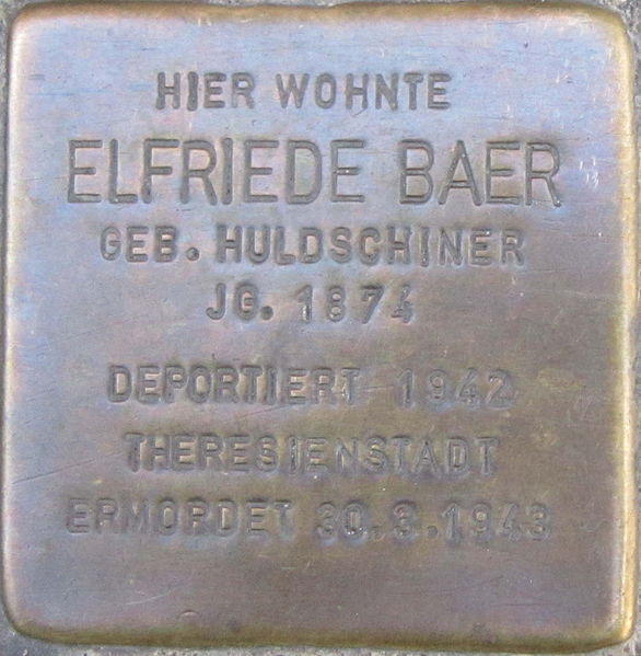 Stolperstein Ludwigstraße 6