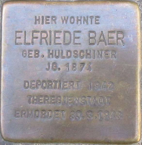 Stolperstein Ludwigstrae 6 #1