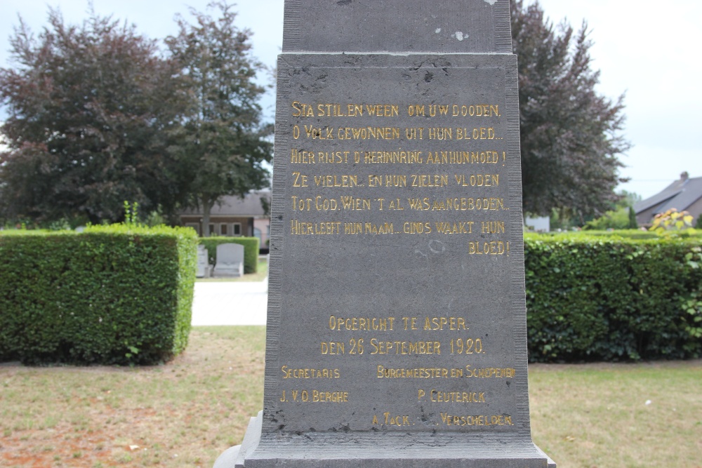 War Memorial Cemetery Asper #2