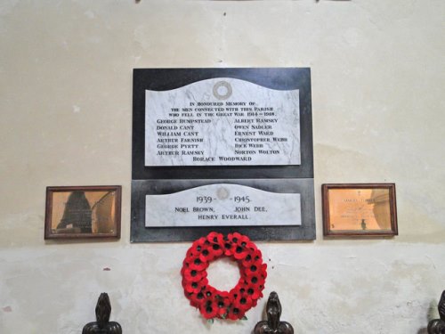 War Memorial Witnesham Church