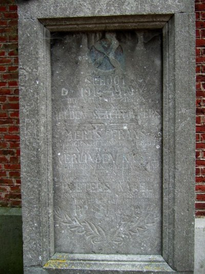 War Memorial Tessenderlo Schoot