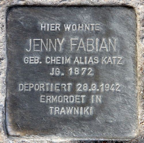 Stolpersteine Blowstrae 88 #2