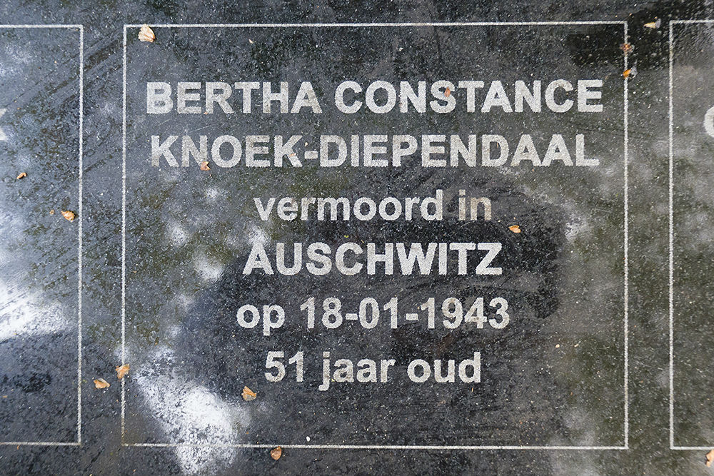 Memorial Stone Groen van Prinstererlaan 21 #3