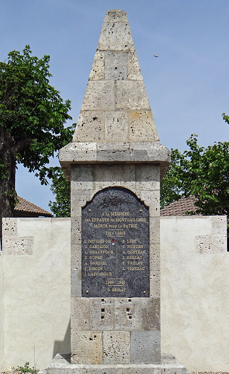 Oorlogsmonument Mongaillard