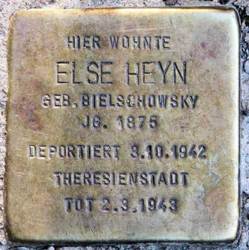 Stolpersteine Stühlinger Straße 11b #1