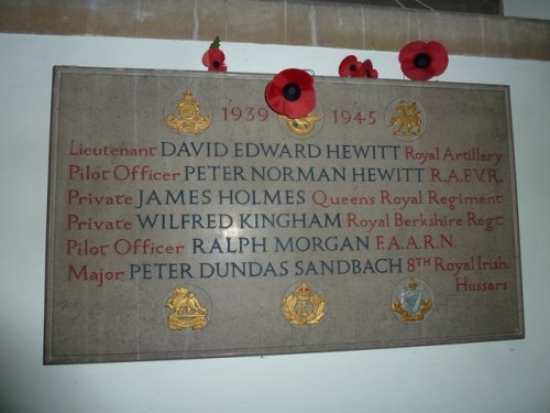 War Memorial St. Martin Church East Woodhay #1