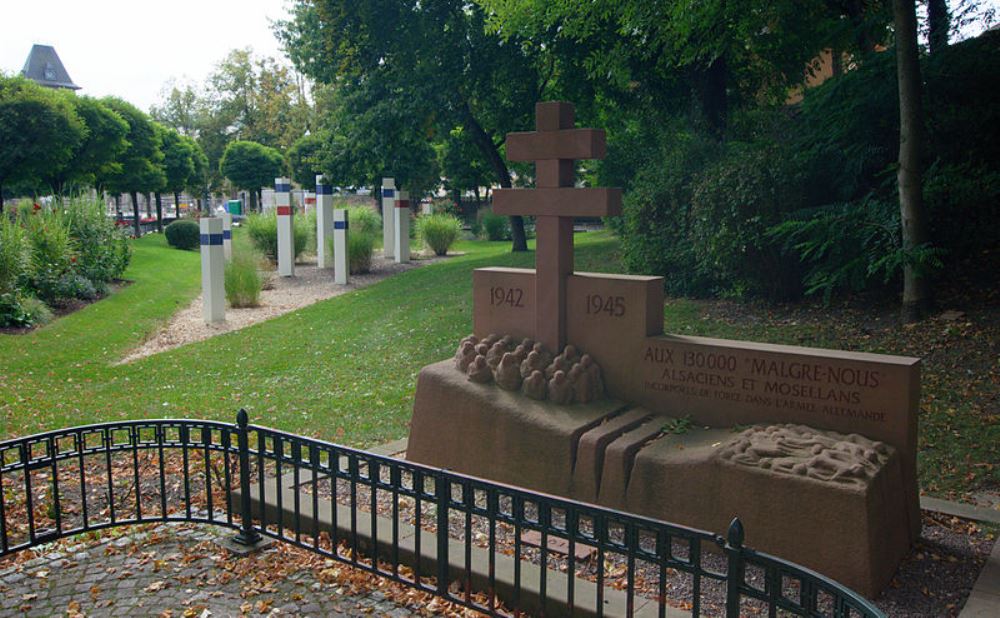 Monument Malgr-Nous (Tegen Onze Wil) Sarreguemines