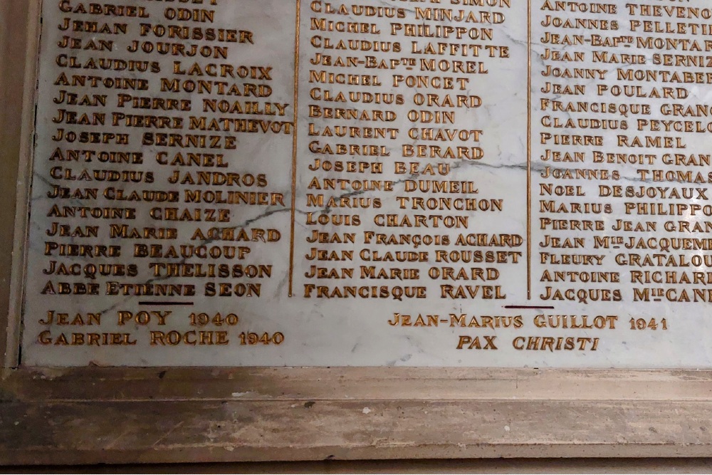Oorlogsmonument Église Saint-Galmier #4
