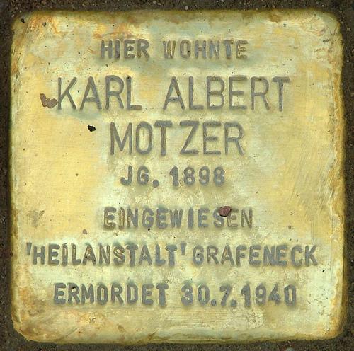 Stumbling Stone Kornwestheimerstraße 52 #2