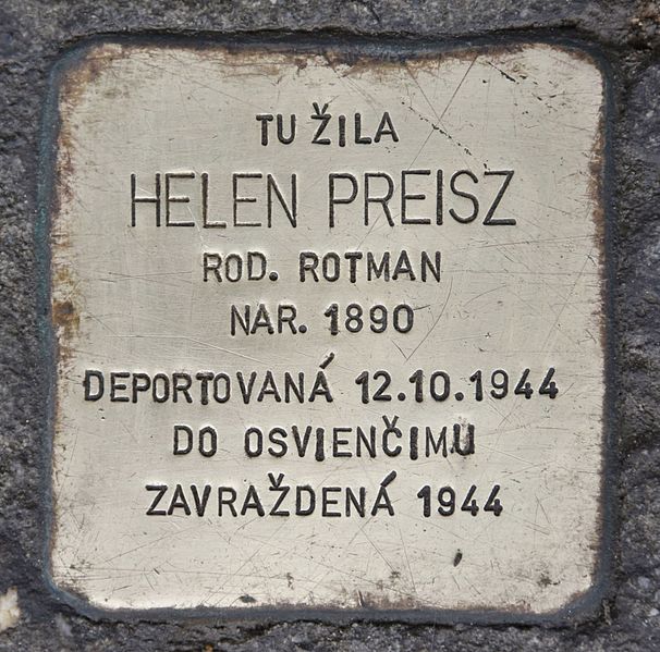 Stolpersteine Sabinovsk 15