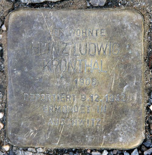 Stolpersteine Wullenweberstraße 1 #2