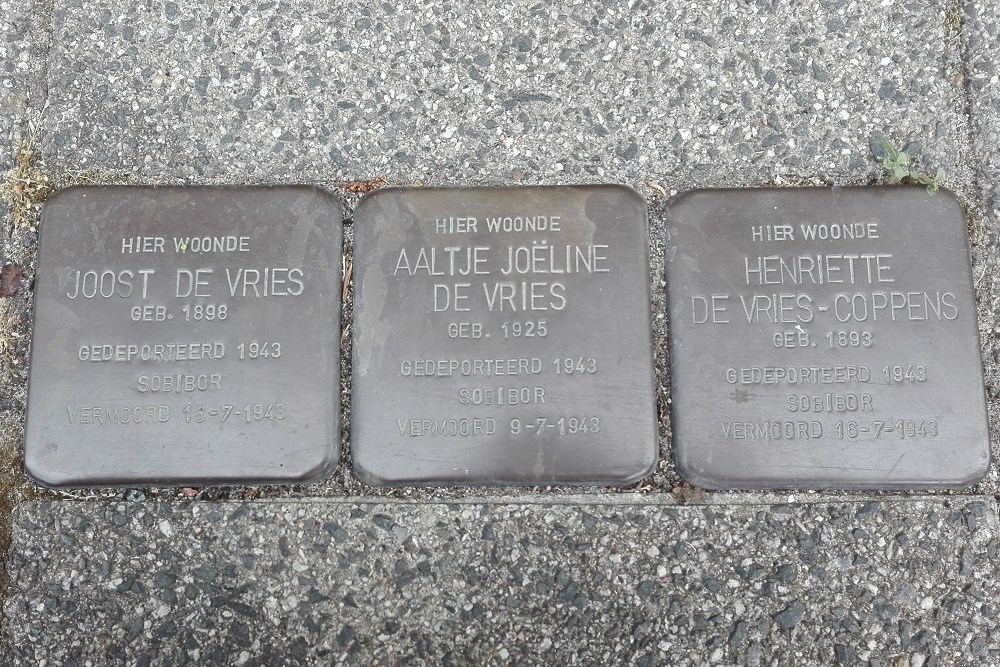 Stolpersteine Cornelis Bokstraat 41 #1