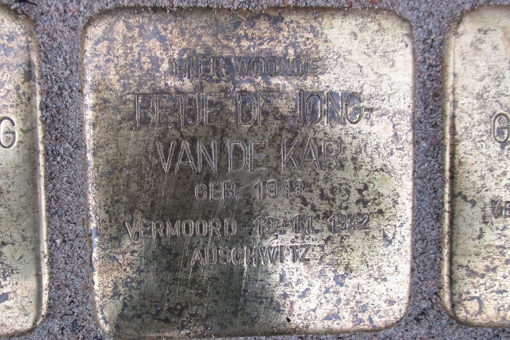 Stolpersteine Adriaan van Altenastraat 19 #3